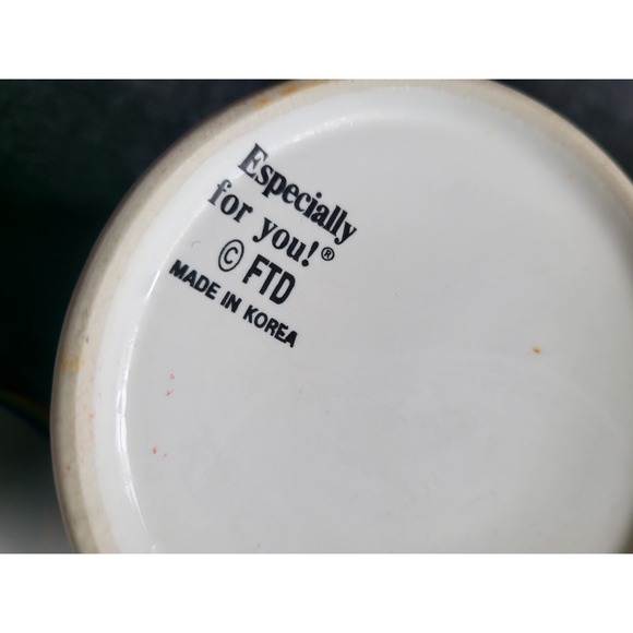 Vintage 70s 80s Russ F.T.D Set Of 3 Rainbow Mugs Mcm Coffee Funky Heart - Picture 11 of 15